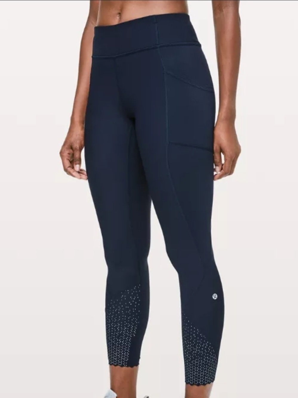 lululemon athletica Navy High-Rise Side-Pocket Leggings with Calf Detail